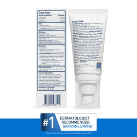 CeraVe tube back label showing ingredients and usage directions