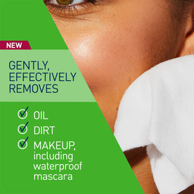 CeraVe wipe removing eye makeup demonstrating gentle cleansing