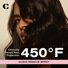Ceremonia spray mist in action demonstrating easy detangling benefit