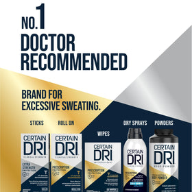 Certain Dri stick inside a gym bag showing convenient portability and confidence during workouts