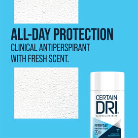 Certain Dri stick open top showing solid applicator for easy, precise use
