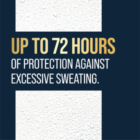 Certain Dri wipe in hand being applied underarm to control sweat and odor
