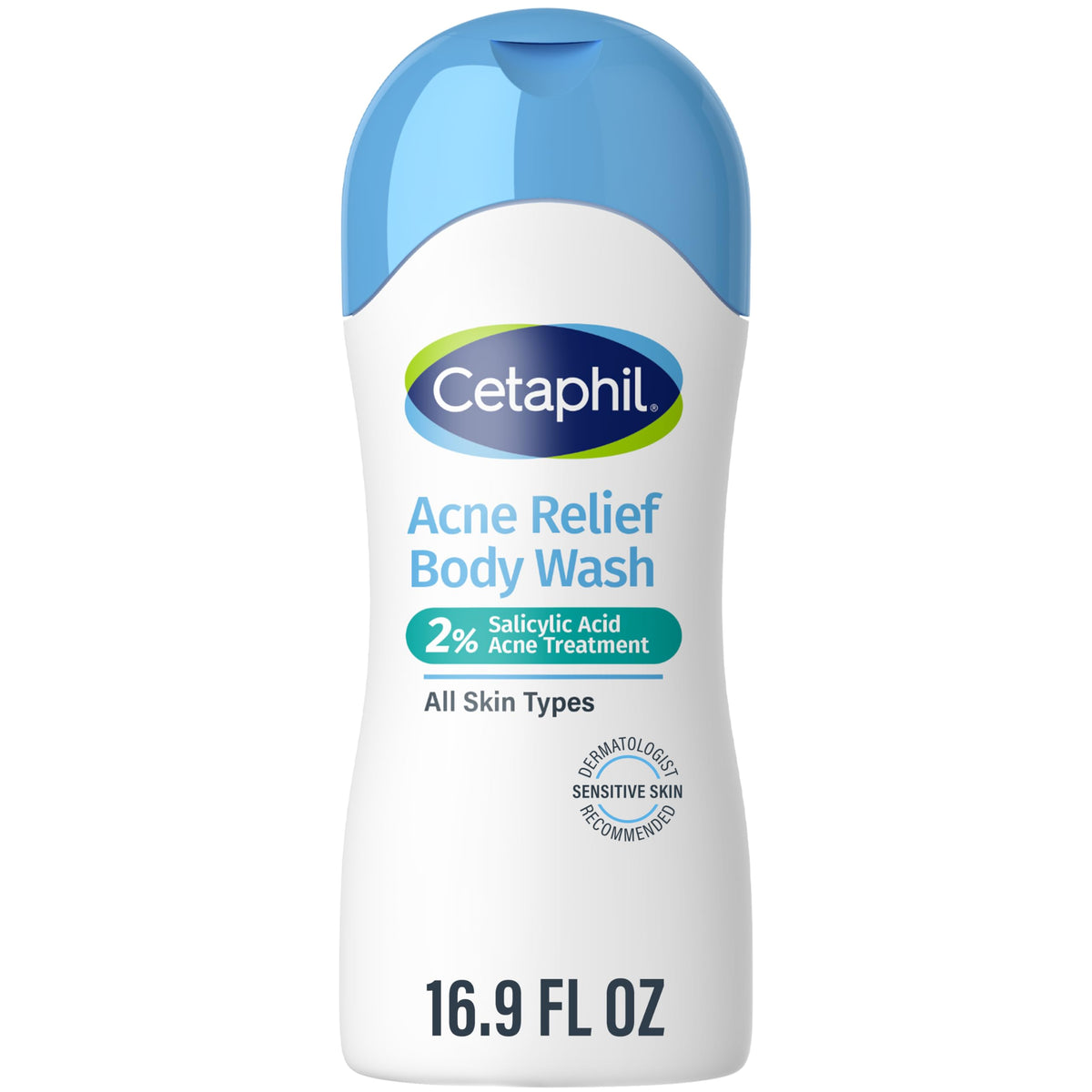 cetaphil front packaging showing bottle and label, helps identify product