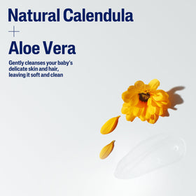 Cetaphil label highlighting calendula ingredient to soothe sensitive skin