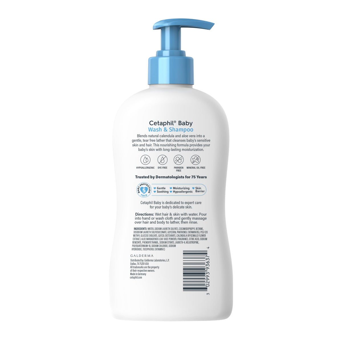 Two Cetaphil bottles packed in travel bag for convenient outings