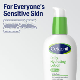 Cetaphil back label close-up showing ingredient highlights and gentle claims