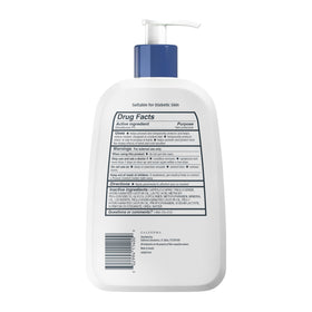 Cetaphil bottle on bathroom counter for daily skincare routine