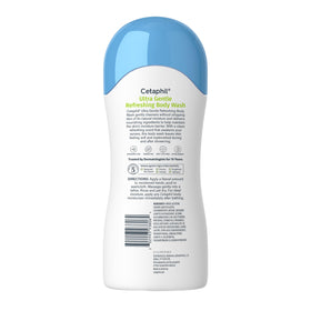 Cetaphil in bathroom lifestyle scene promoting soft, replenished skin