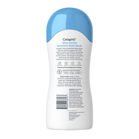 Cetaphil bottle on bathroom shelf suggesting routine use and simple storage