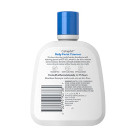 Cetaphil on bathroom sink in lifestyle setting promoting daily routine