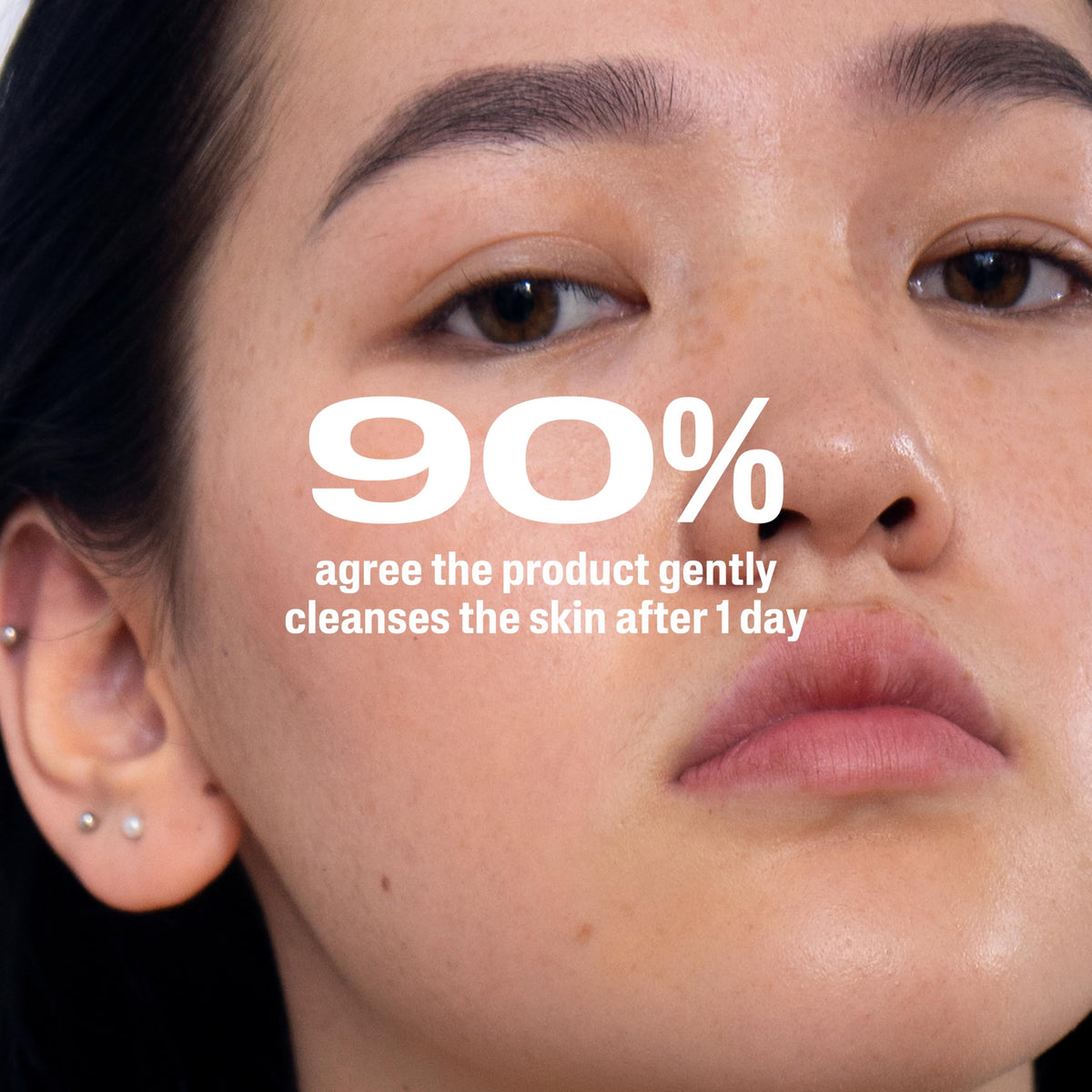 Cetaphil before and after texture comparison highlighting improved skin tone benefit