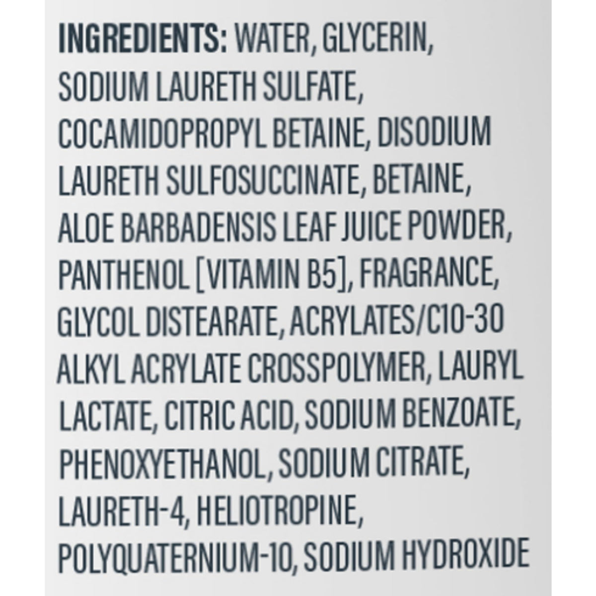 Cetaphil bottle with scent cues conveying refreshing shower benefit