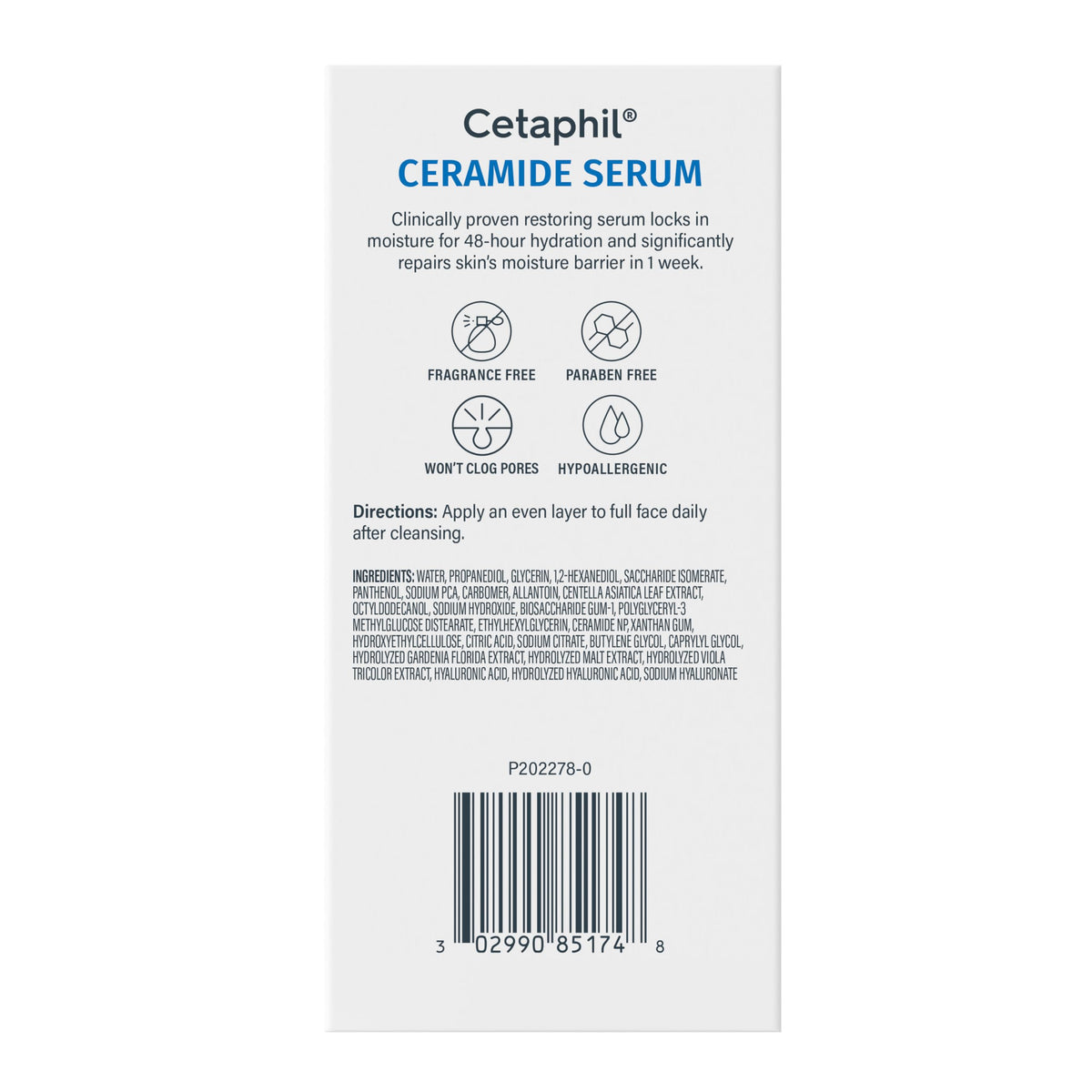 Cetaphil serum on bathroom shelf styled to show everyday skincare fit