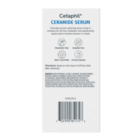 Cetaphil serum on bathroom shelf styled to show everyday skincare fit