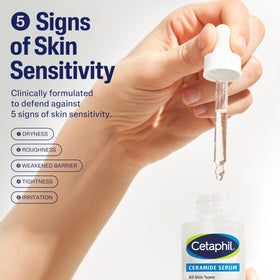 Cetaphil pipette dispensing single drop for controlled application benefit
