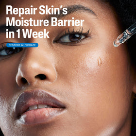 Cetaphil serum texture close-up demonstrating lightweight absorption