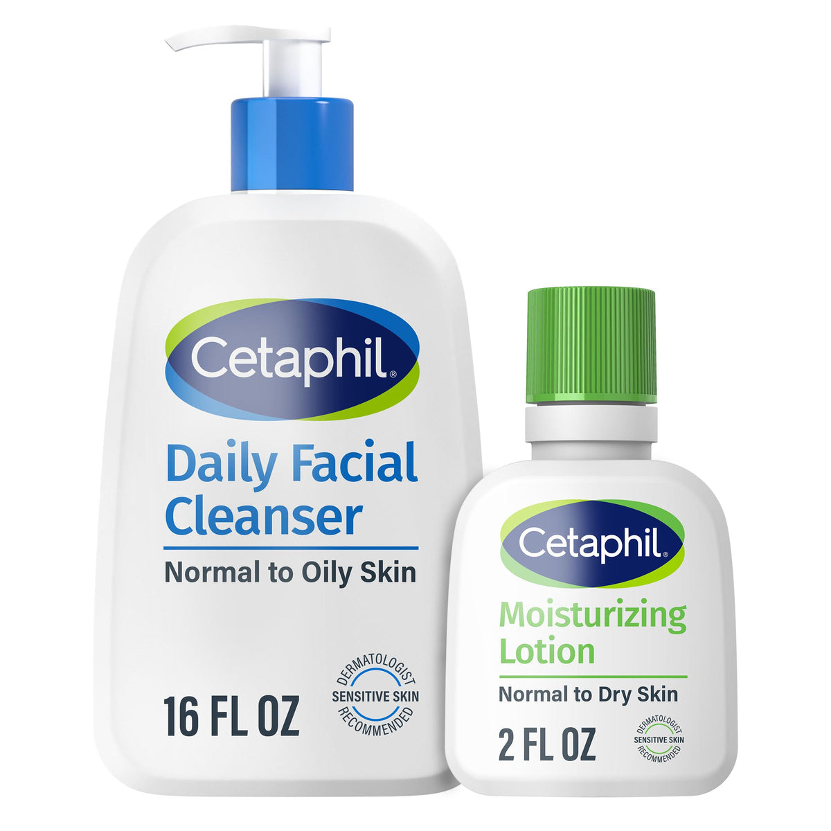 Cetaphil cleanser front packaging showing product and gentle formula benefit
