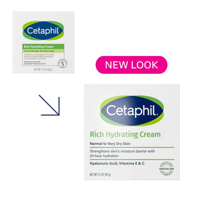 Cetaphil close-up cream texture highlighting lightweight, non-greasy finish