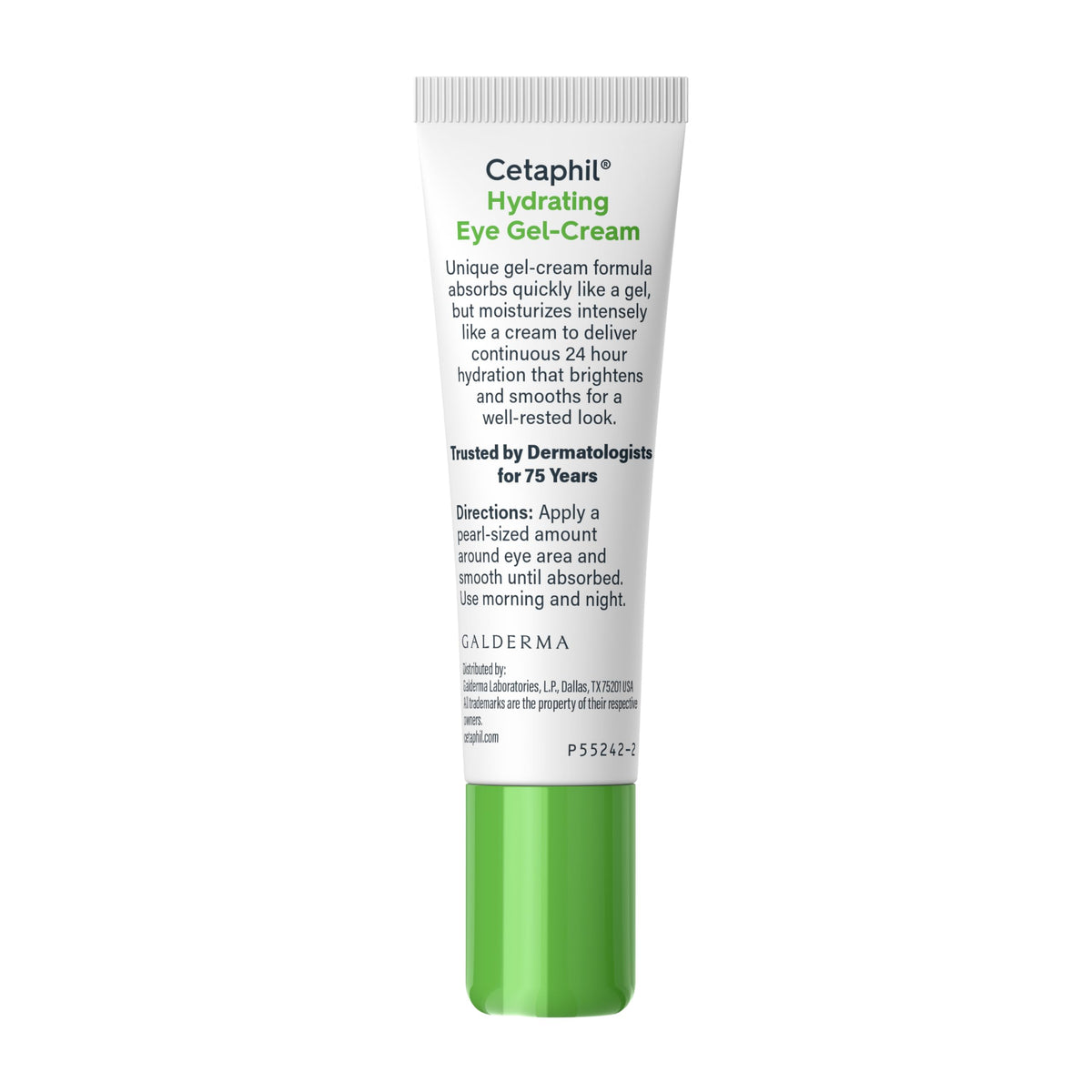 Product label close-up showing Cetaphil testing and ingredients