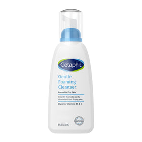 Cetaphil front packaging showing cleanser and hydration benefits