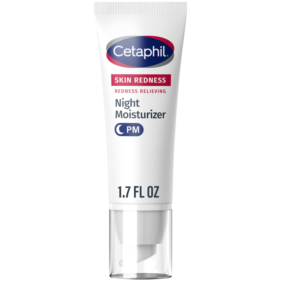 Cetaphil front jar night cream showing packaging and soothing benefit