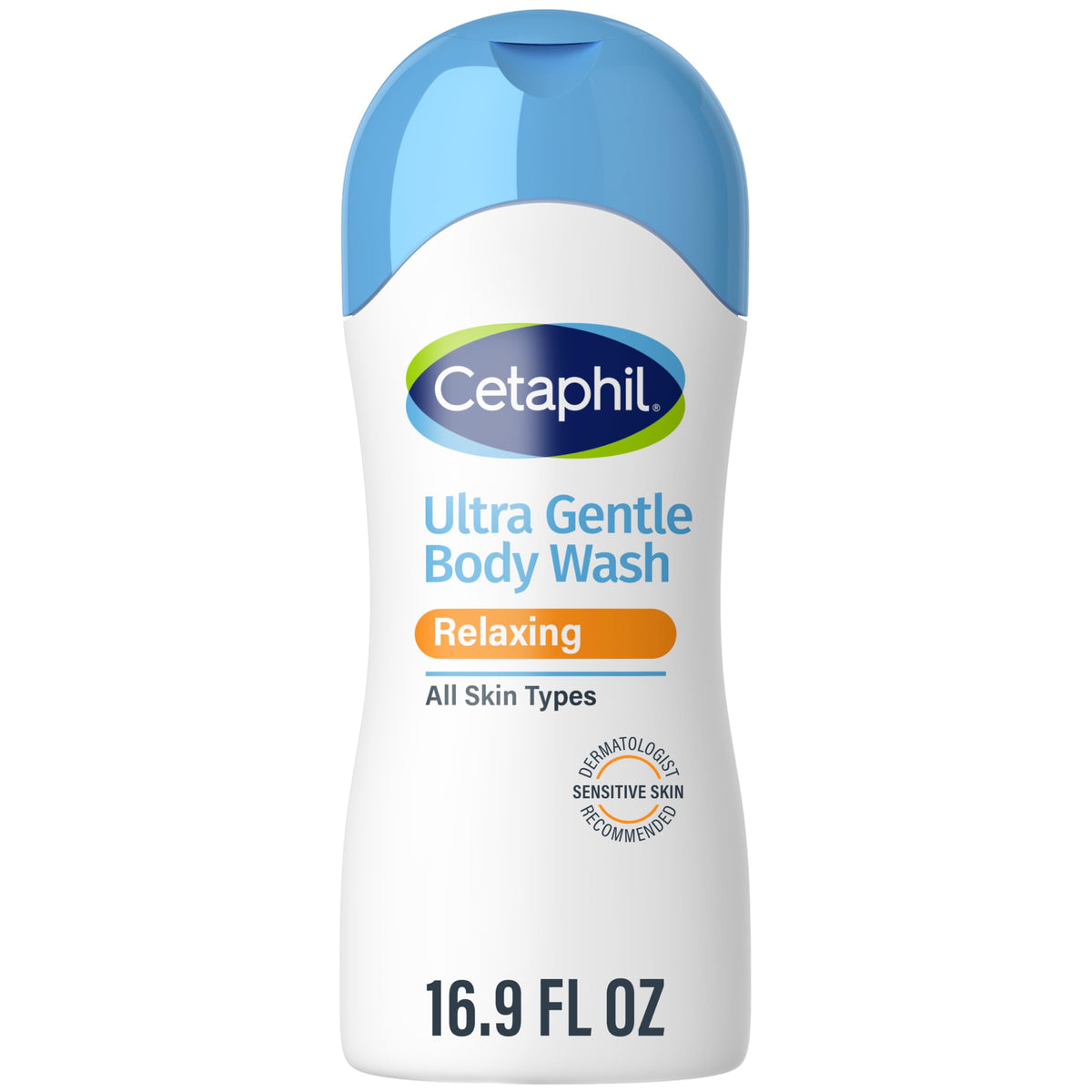 Cetaphil front packaging showing label and soothing benefits
