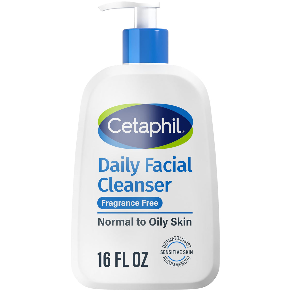 Cetaphil front packaging 16 oz showing label and benefit of gentle cleansing