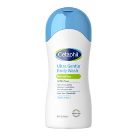 Cetaphil front packaging showing product and gentle benefits