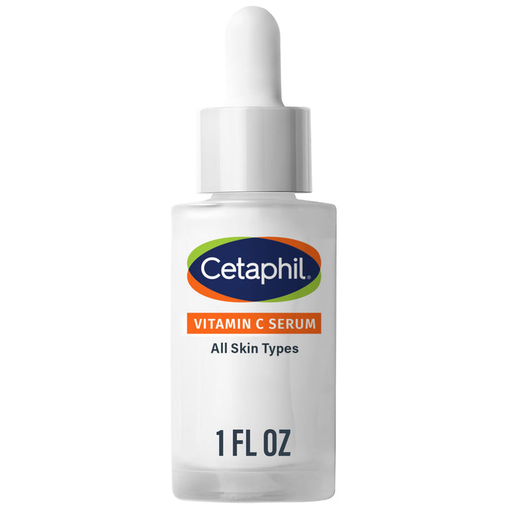 Cetaphil front packaging showing vitamin C serum for brightening benefits
