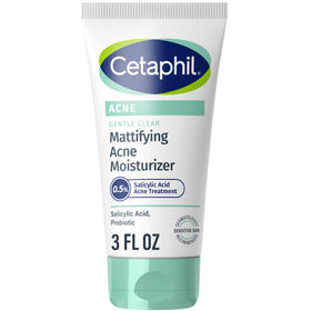Cetaphil front packaging showing bottle and product name for clear acne care