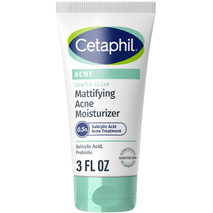 Cetaphil front packaging showing bottle and product name for clear acne care