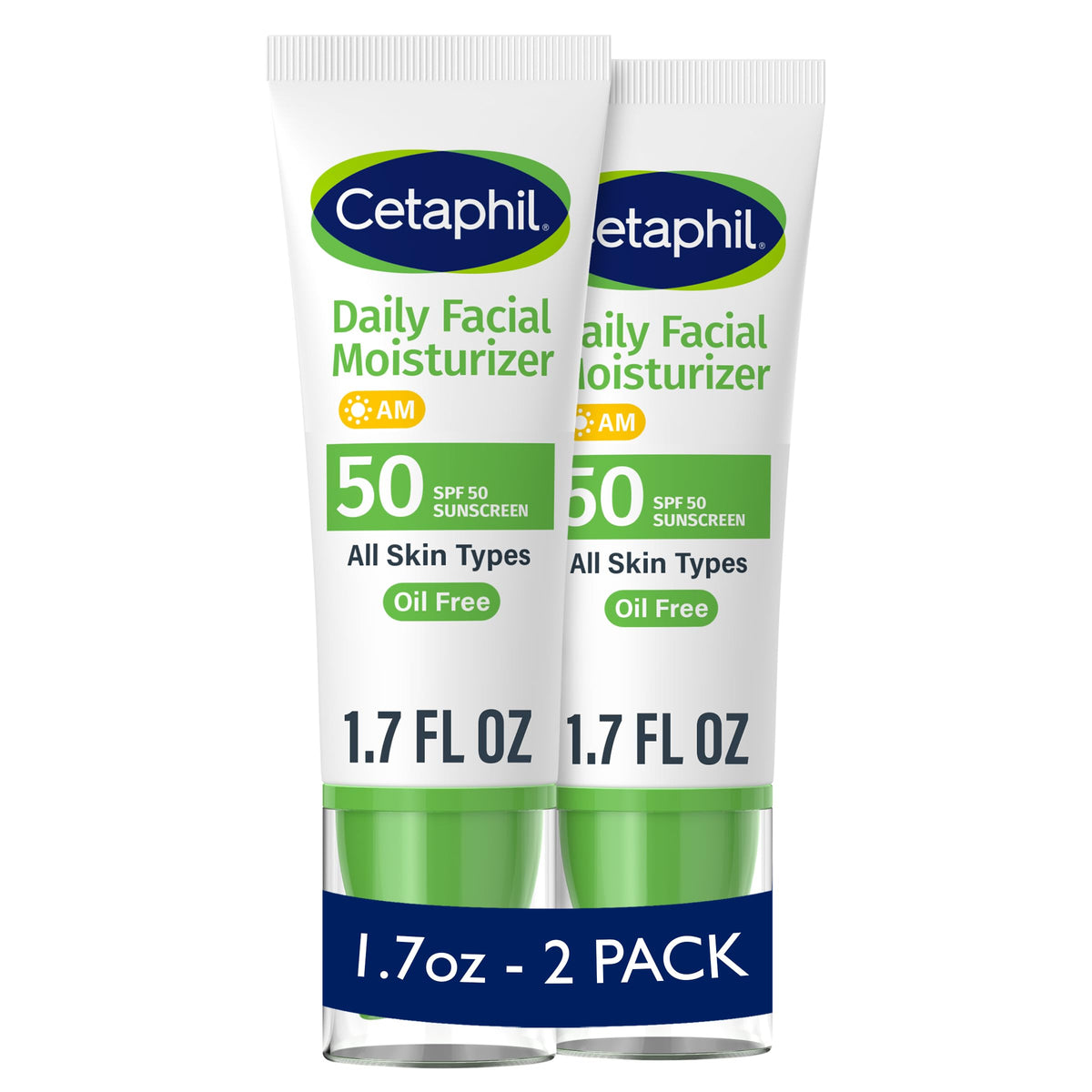 Cetaphil front pump packaging showing clean design and easy dispensing