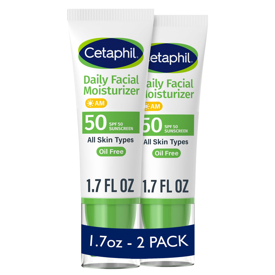Cetaphil front pump packaging showing clean design and easy dispensing