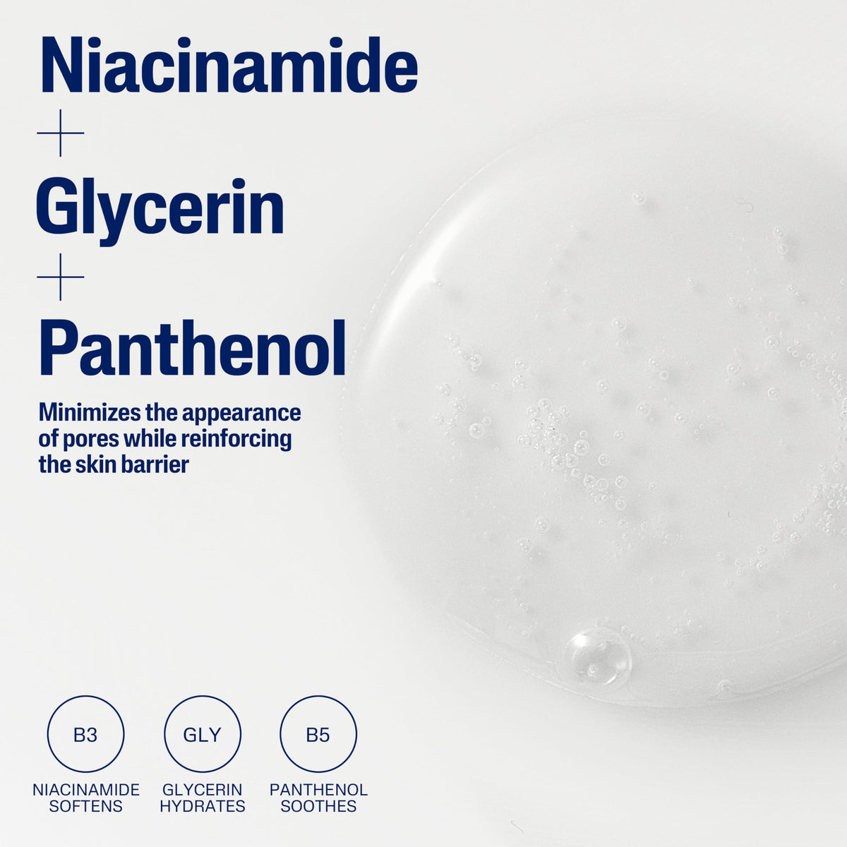 Cetaphil ingredient highlight niacinamide panthenol glycerin for barrier support