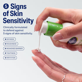 Cetaphil label closeup highlighting gentle, fragrance-free formulation