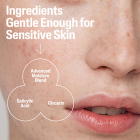 Cetaphil product label and active ingredients clearly visible for ingredient transparency benefit