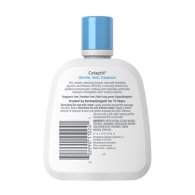 Cetaphil on bathroom shelf in lifestyle scene showing daily routine compatibility benefit