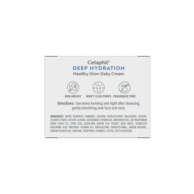 Cetaphil before and after hydration comparison showing healthier glow