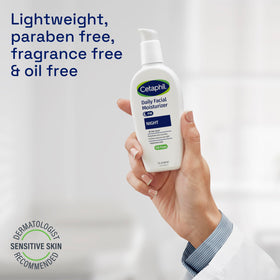 Cetaphil night application in hand showing quick absorption and non-greasy feel