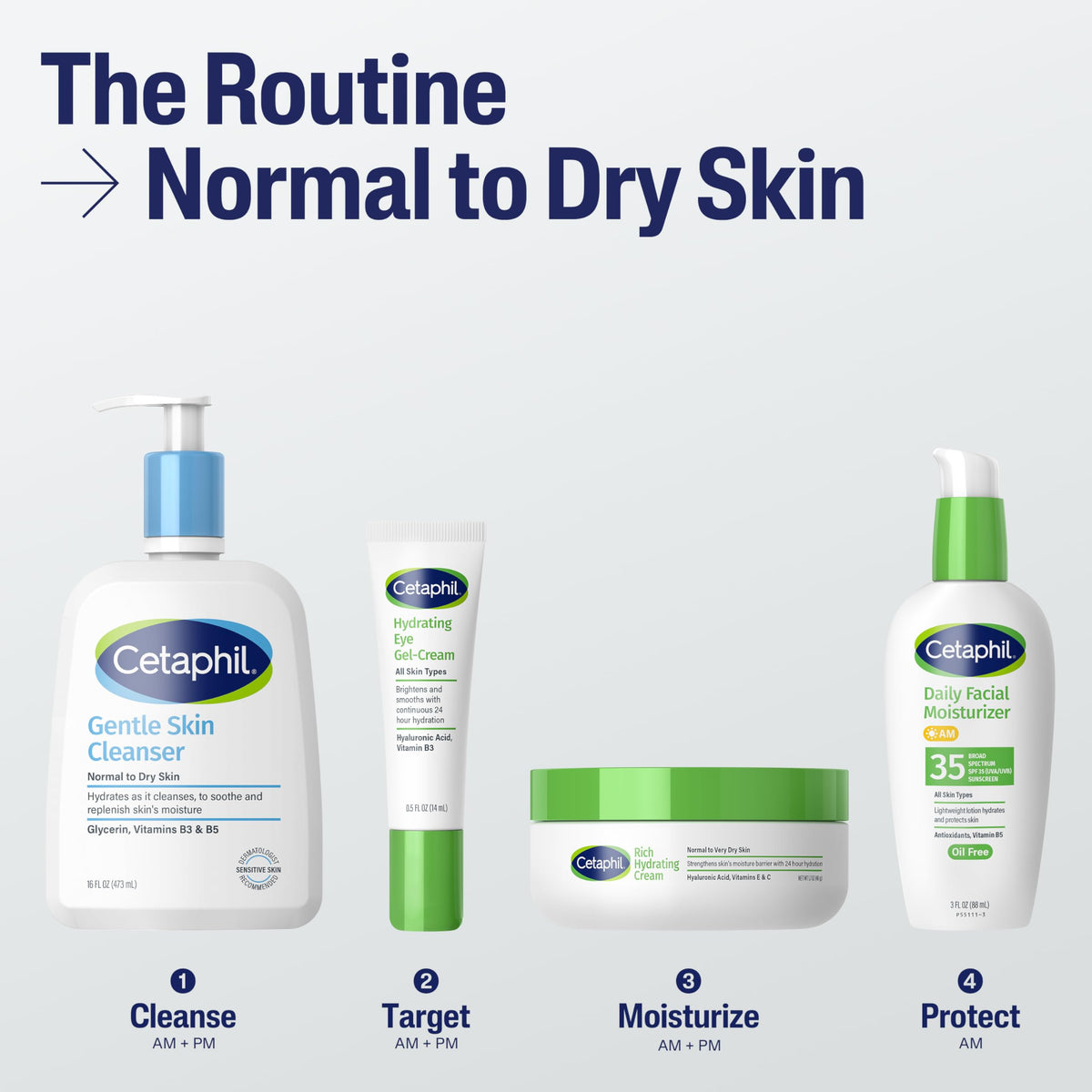 Cetaphil night cream staged on bathroom counter suggesting nightly routine