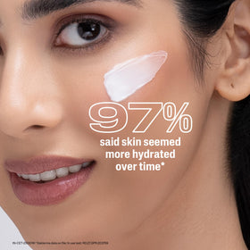 Cetaphil applied at night on feet to show intensive overnight repair