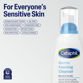 Cetaphil open cap and nozzle for hygienic, mess-free use