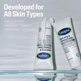 Cetaphil close-up of cream texture highlighting smooth hydration