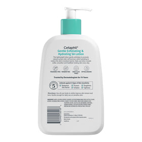 Cetaphil pump and cap detail emphasizing convenient, mess-free dispensing