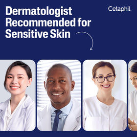 Cetaphil back panel with usage directions and hypoallergenic product claims