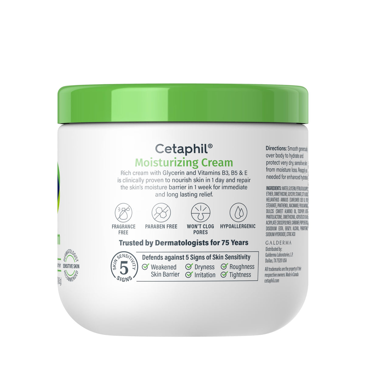 Cetaphil jar with other skincare items suggesting gentle daily care