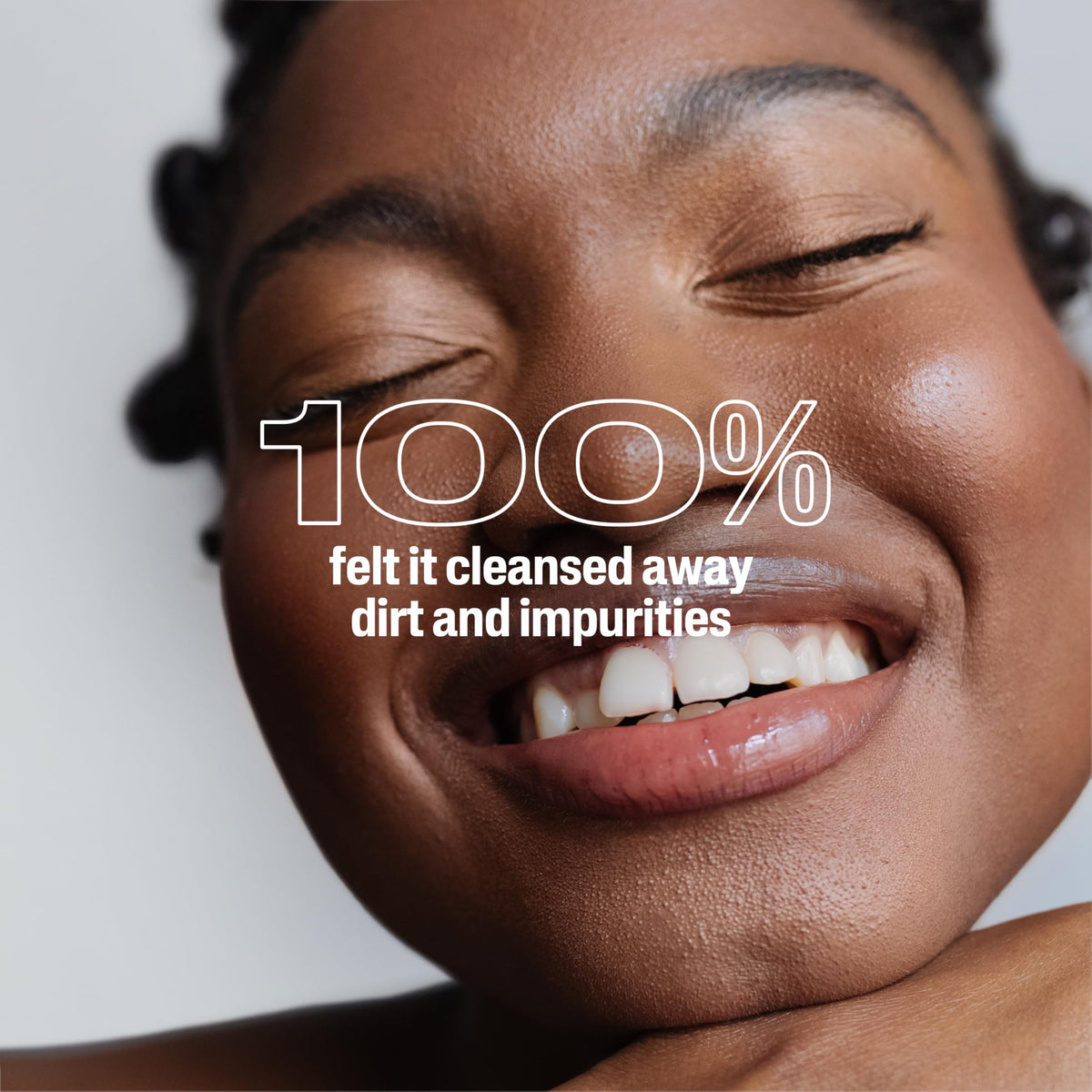 Cetaphil being poured onto wet skin demonstrating cleansing action and pollutant removal