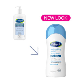 Cetaphil pump dispenser close-up for easy, controlled application benefit
