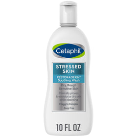 Cetaphil front packaging showing bottle and brand for gentle cleansing