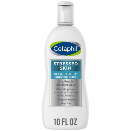 Cetaphil front packaging showing bottle and brand for gentle cleansing